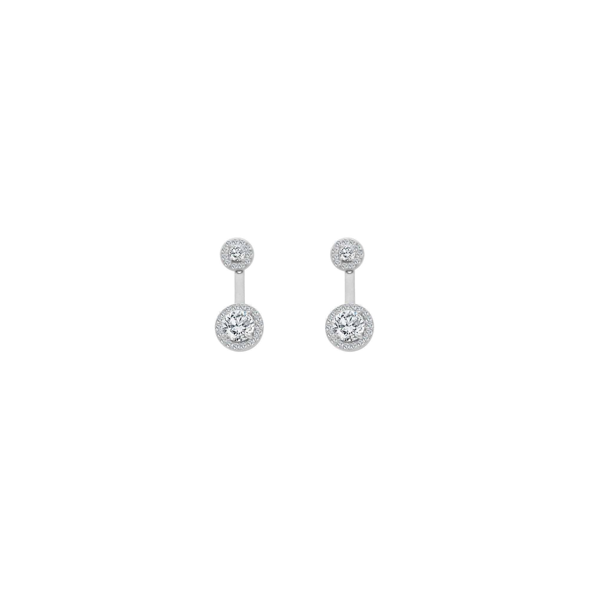 Double Halo Earrings - Atlanta Jewelers Supply