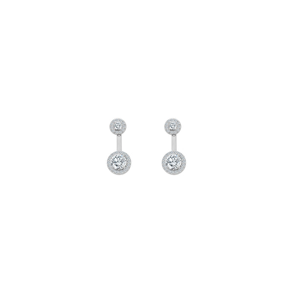 Double Halo Earrings - Atlanta Jewelers Supply