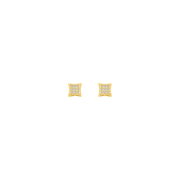 Gold 6 Stone Studs - Atlanta Jewelers Supply