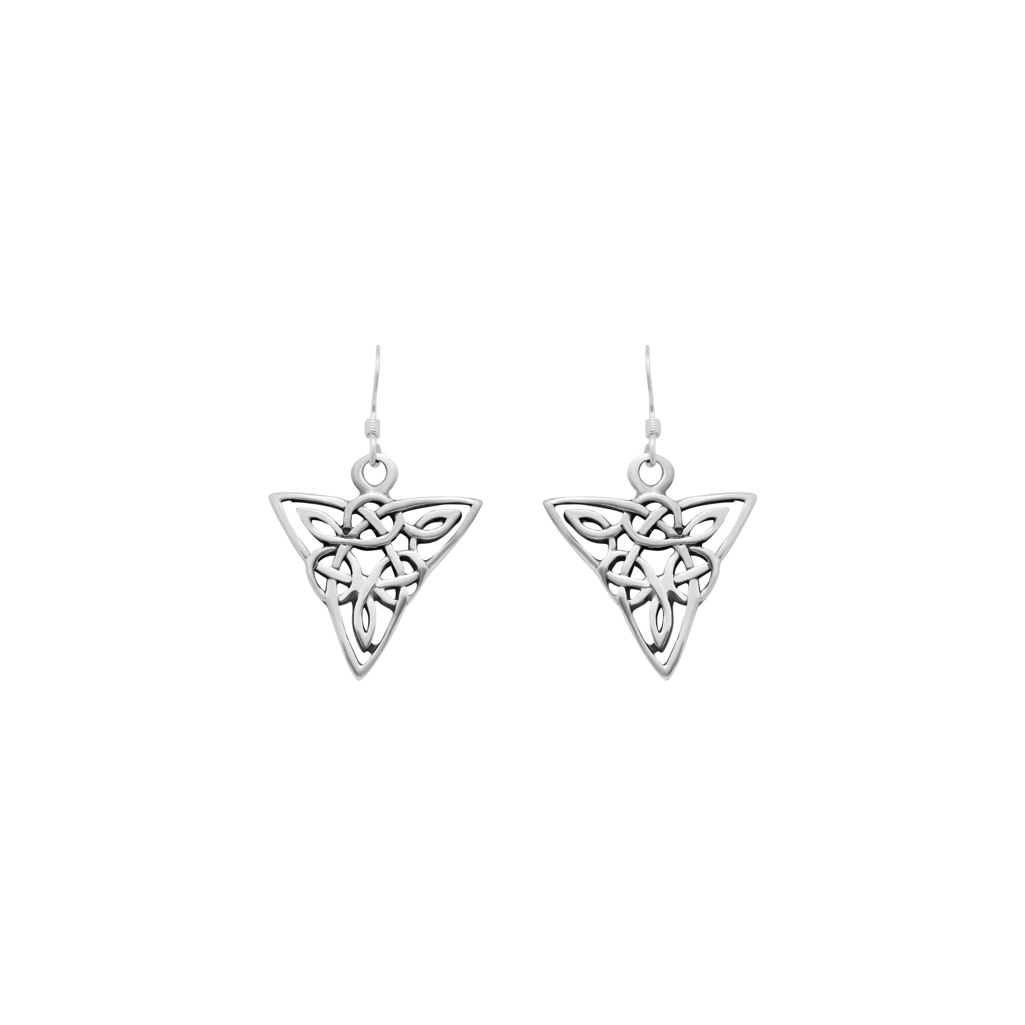 Threaded Triangle Dangling Earrings - Atlanta Jewelers Supply