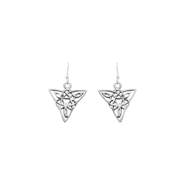 Threaded Triangle Dangling Earrings - Atlanta Jewelers Supply