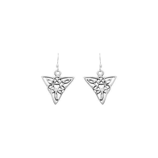 Threaded Triangle Dangling Earrings - Atlanta Jewelers Supply