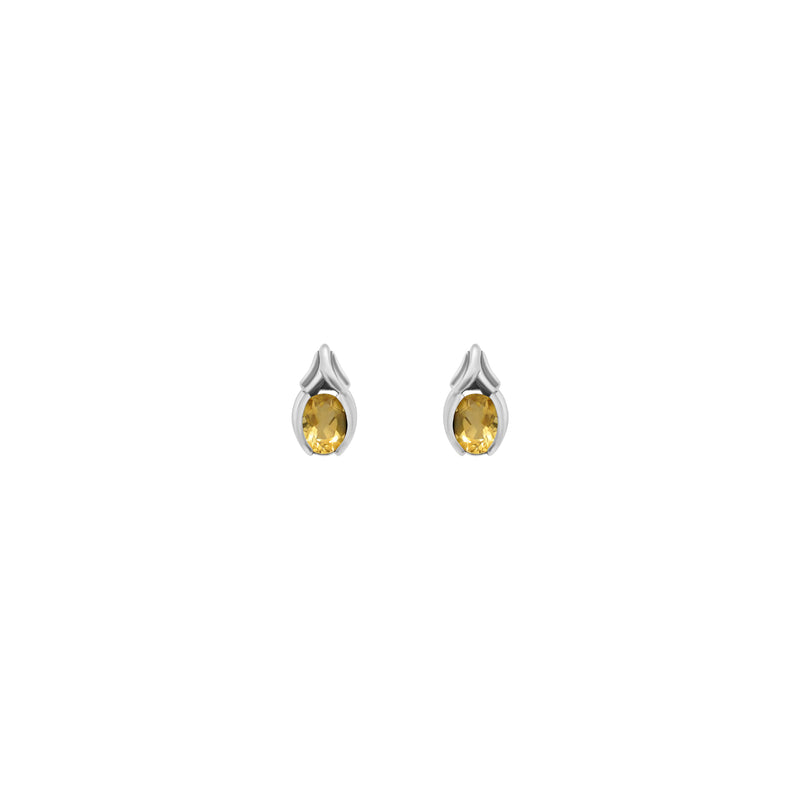 Light Yellow Stone Studs - Atlanta Jewelers Supply