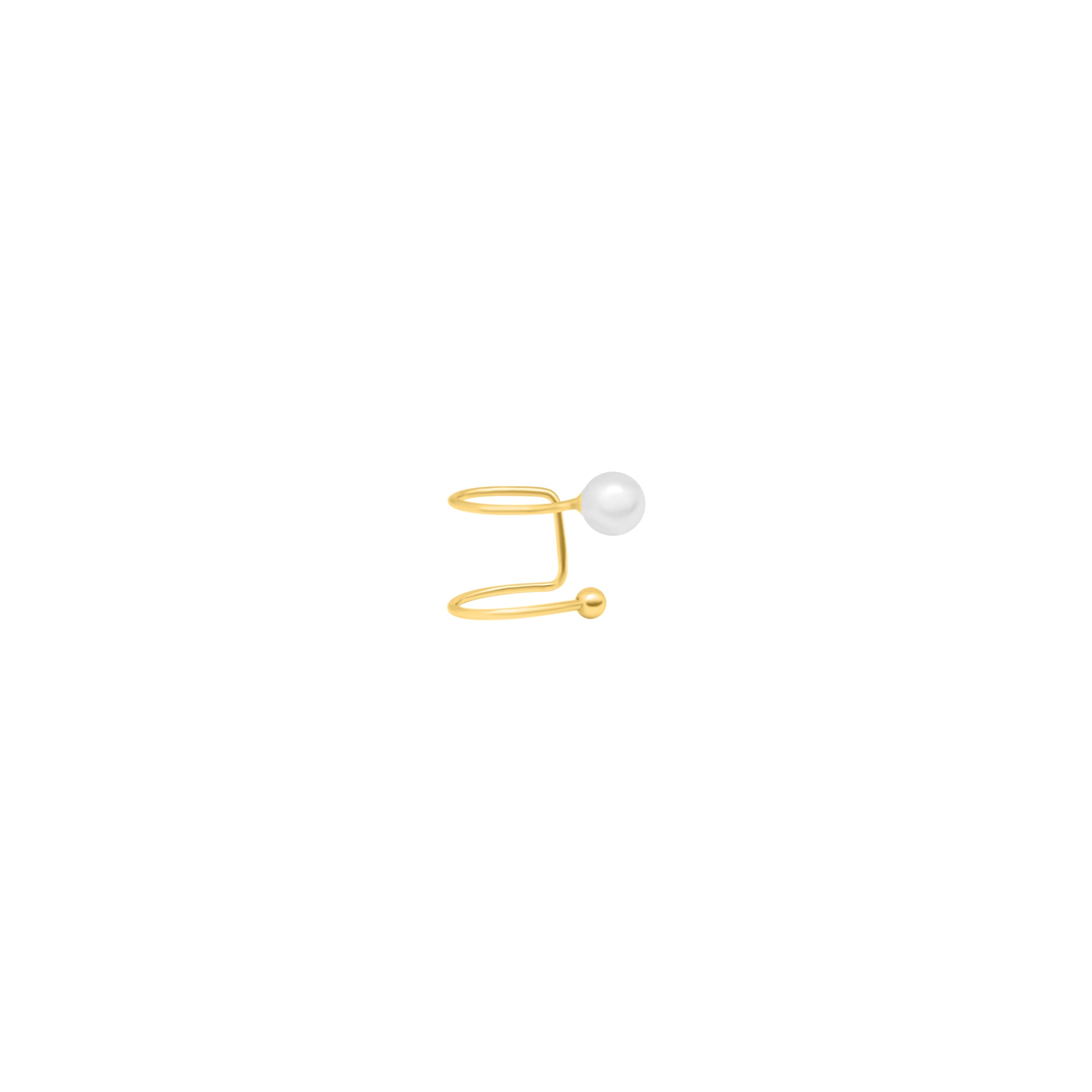 STERLING SILVER  PEARL CUFF EARRING - Atlanta Jewelers Supply