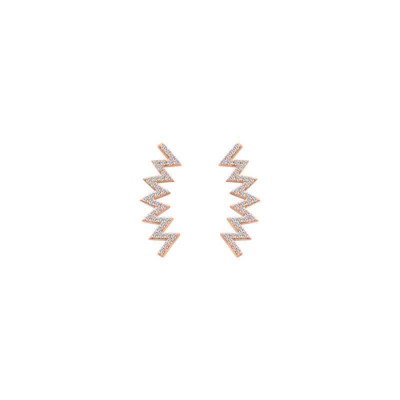 Zig Zag Threader Earrings - Atlanta Jewelers Supply