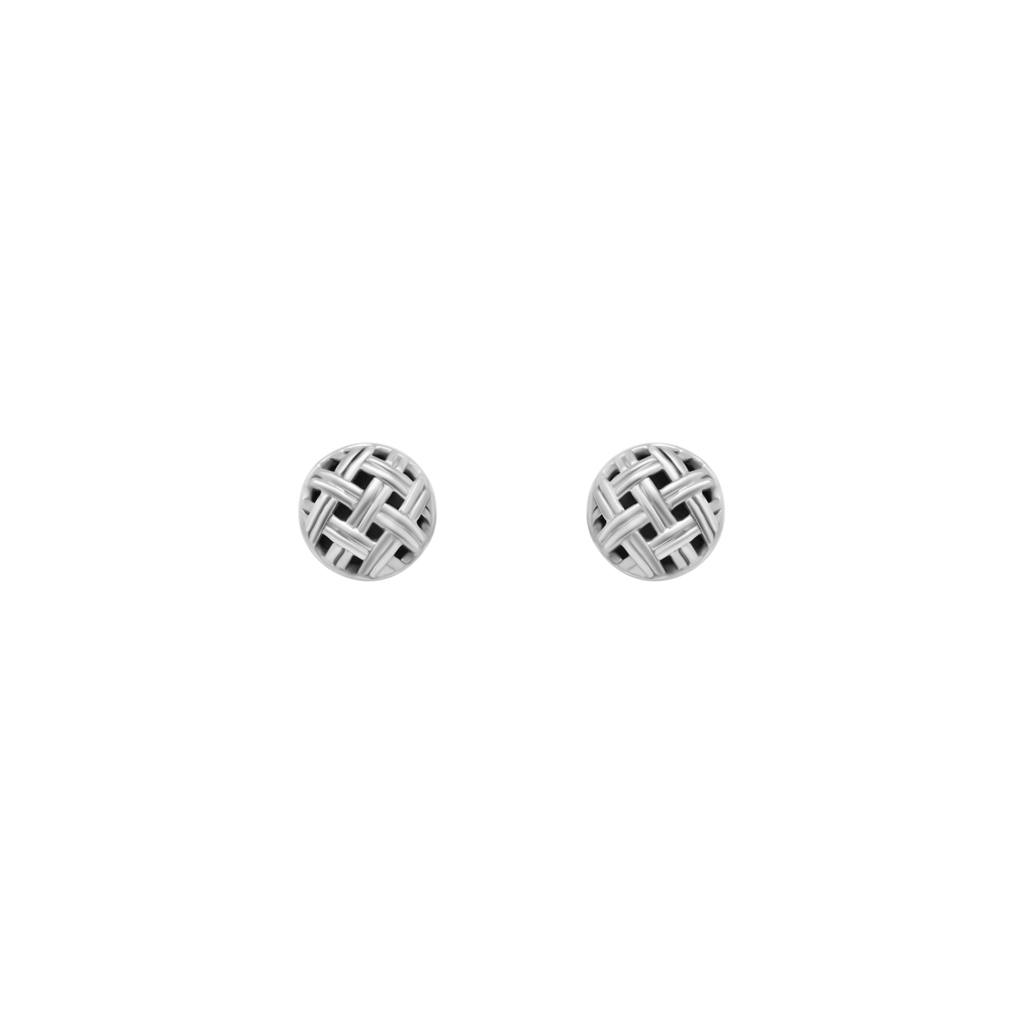 Cross Over Circle Studs - Atlanta Jewelers Supply