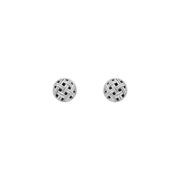 Cross Over Circle Studs - Atlanta Jewelers Supply