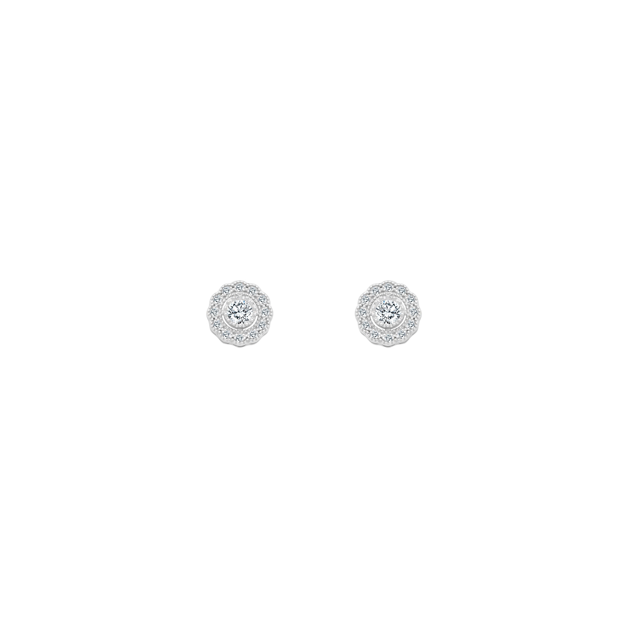CZ Stone With Flower Halo - Atlanta Jewelers Supply
