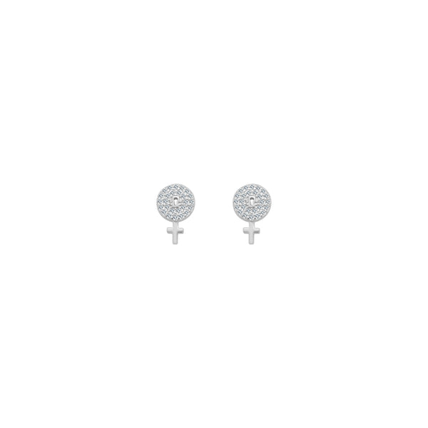 Lock & Key CZ Studs - Atlanta Jewelers Supply