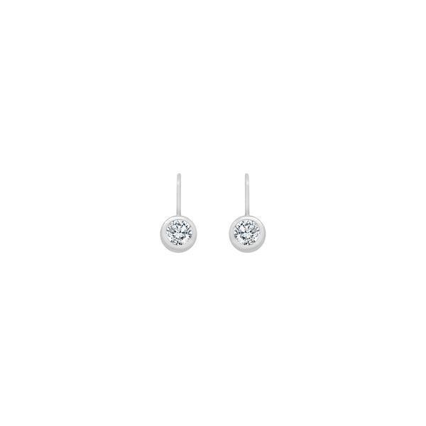 Thin CZ Dangling Earrings - Atlanta Jewelers Supply