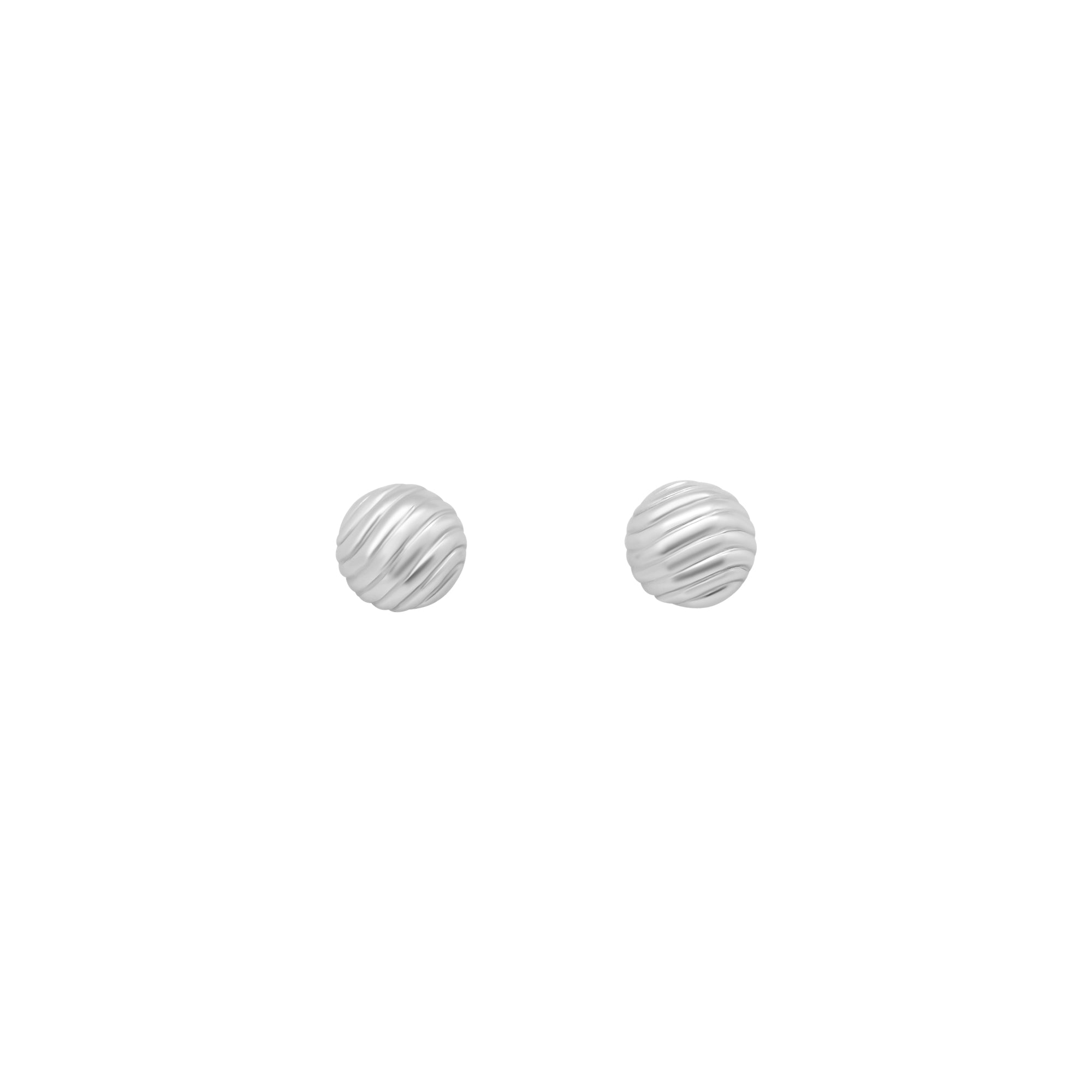 Half Sphere Detailed Earrings - Atlanta Jewelers Supply