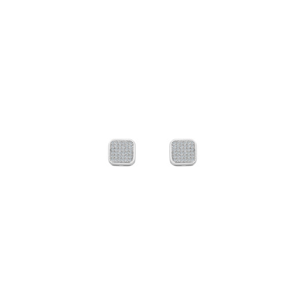 CZ Round Square Studs - Atlanta Jewelers Supply