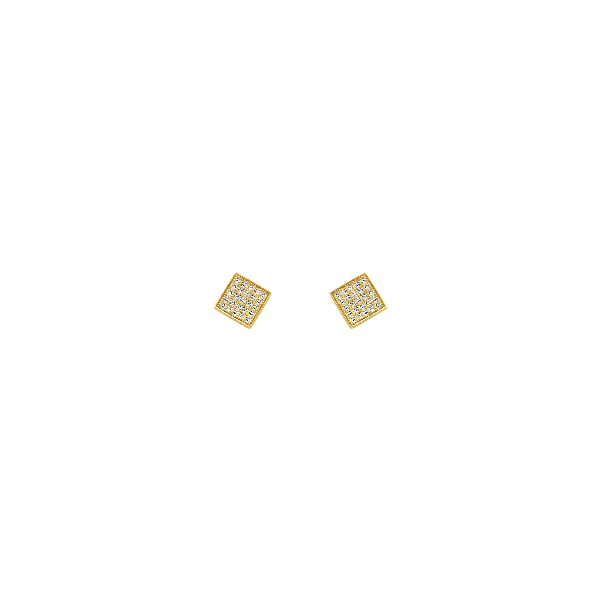 Square CZ Studs - Atlanta Jewelers Supply