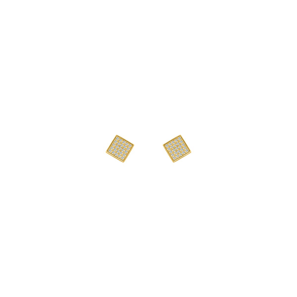 Square CZ Studs - Atlanta Jewelers Supply