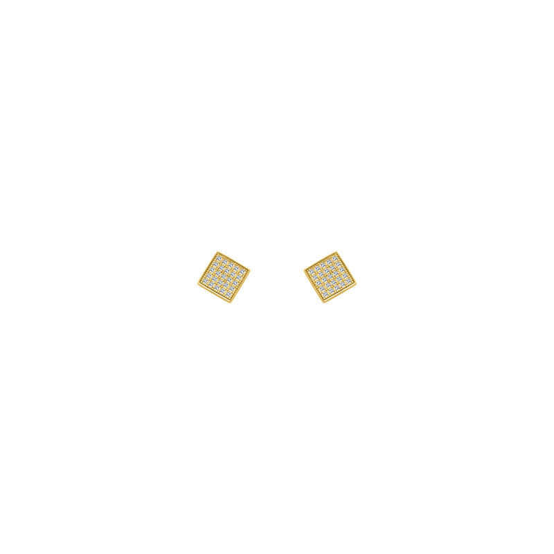 Square CZ Studs - Atlanta Jewelers Supply