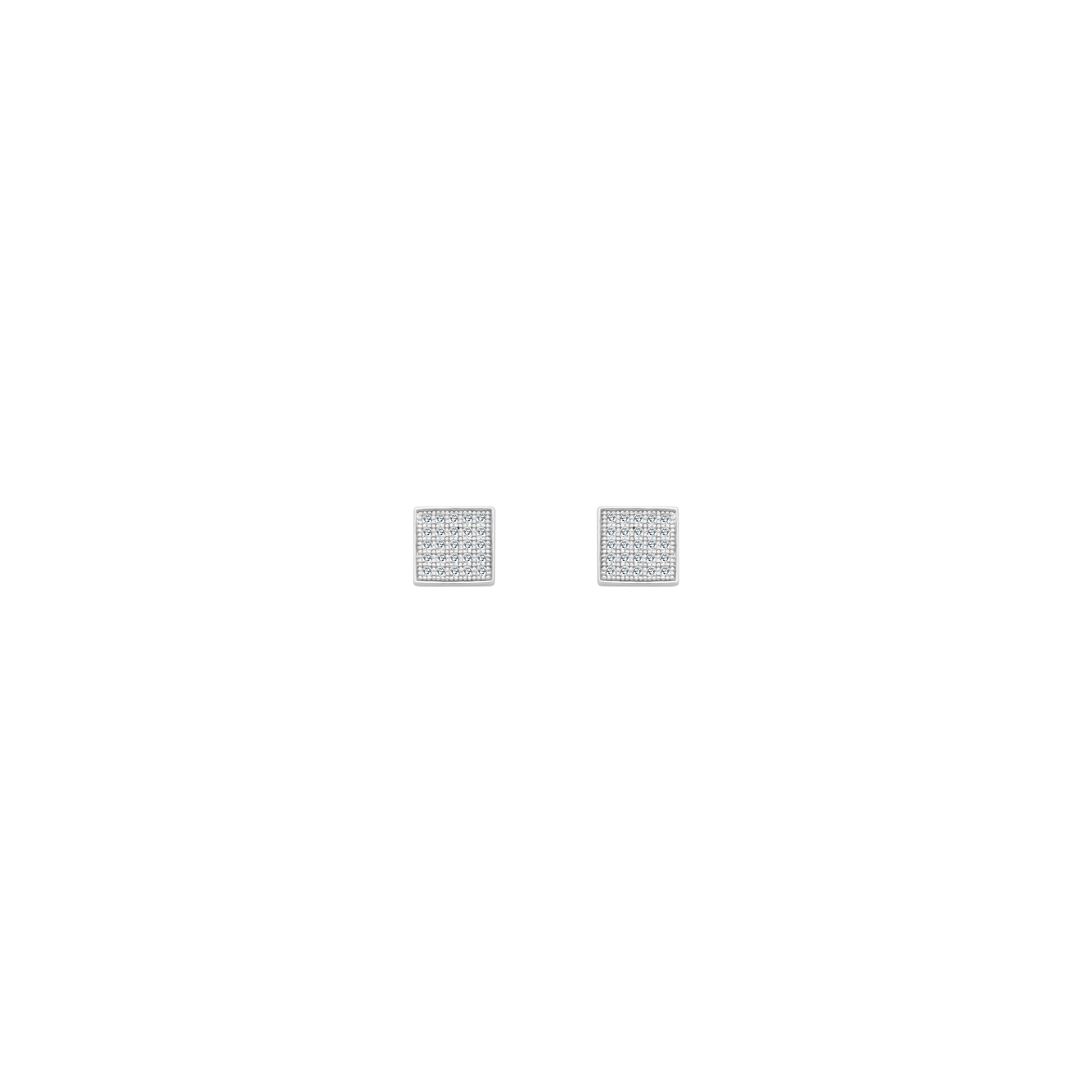 Square CZ Studs - Atlanta Jewelers Supply