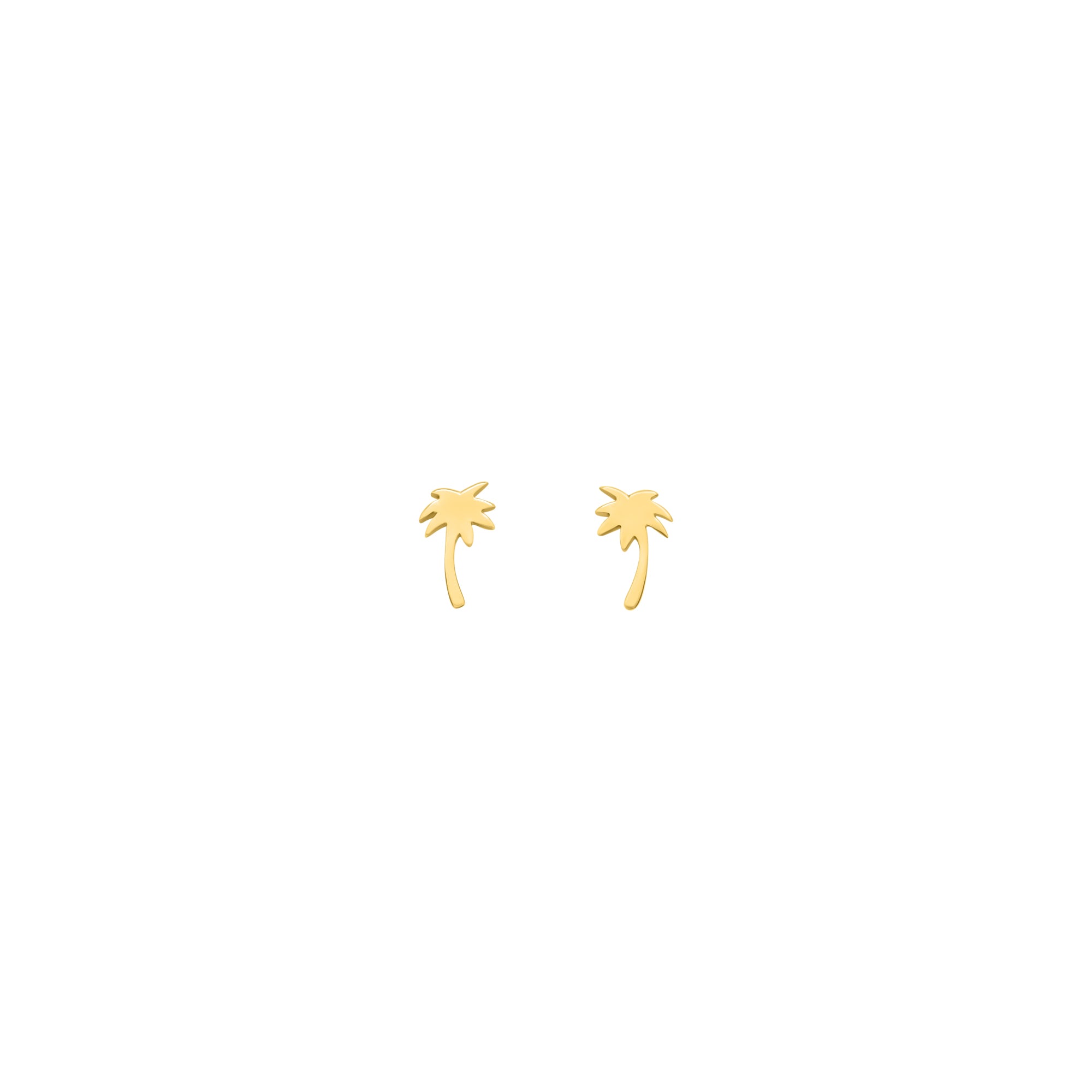 Simple Palm Tree Studs - Atlanta Jewelers Supply