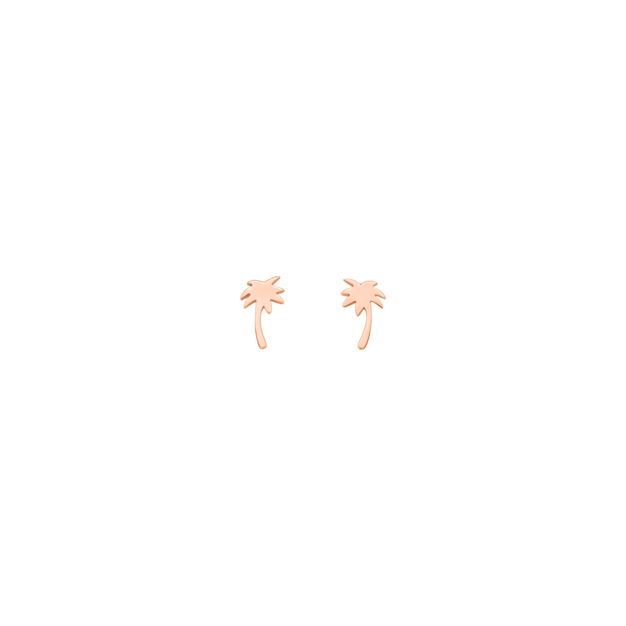 Simple Palm Tree Studs - Atlanta Jewelers Supply