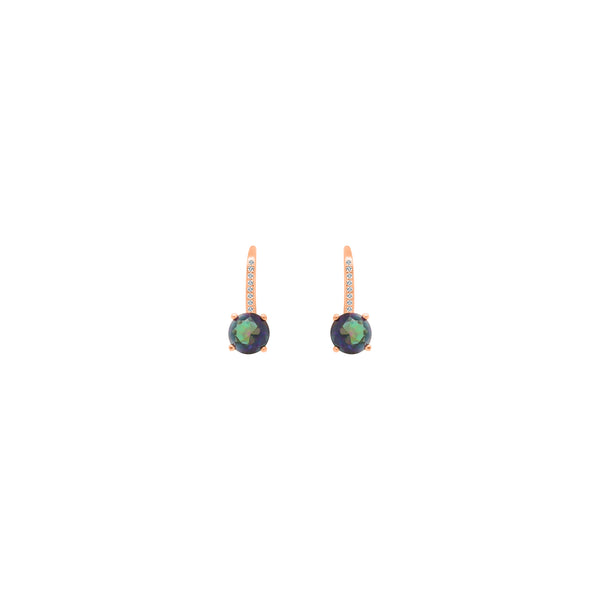 Dark CZ Stone Dangling Earrings - Atlanta Jewelers Supply