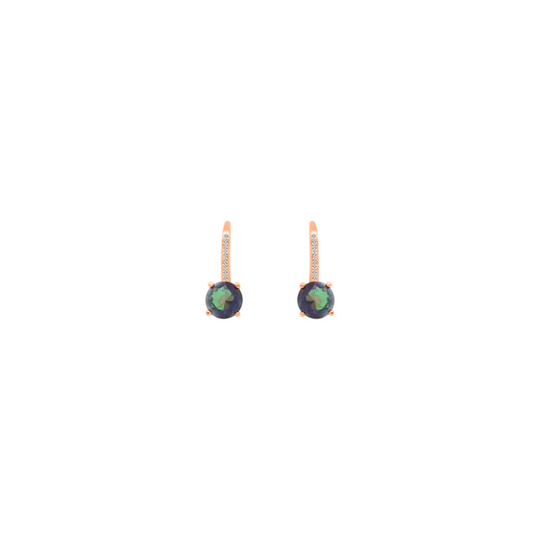 Dark CZ Stone Dangling Earrings - Atlanta Jewelers Supply