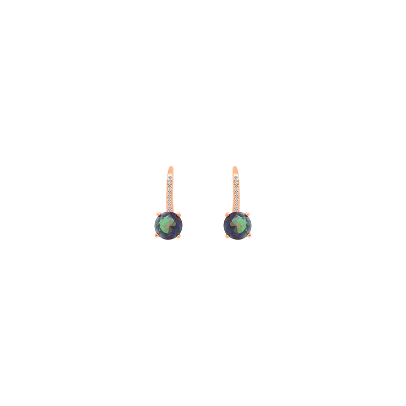 Dark CZ Stone Dangling Earrings - Atlanta Jewelers Supply