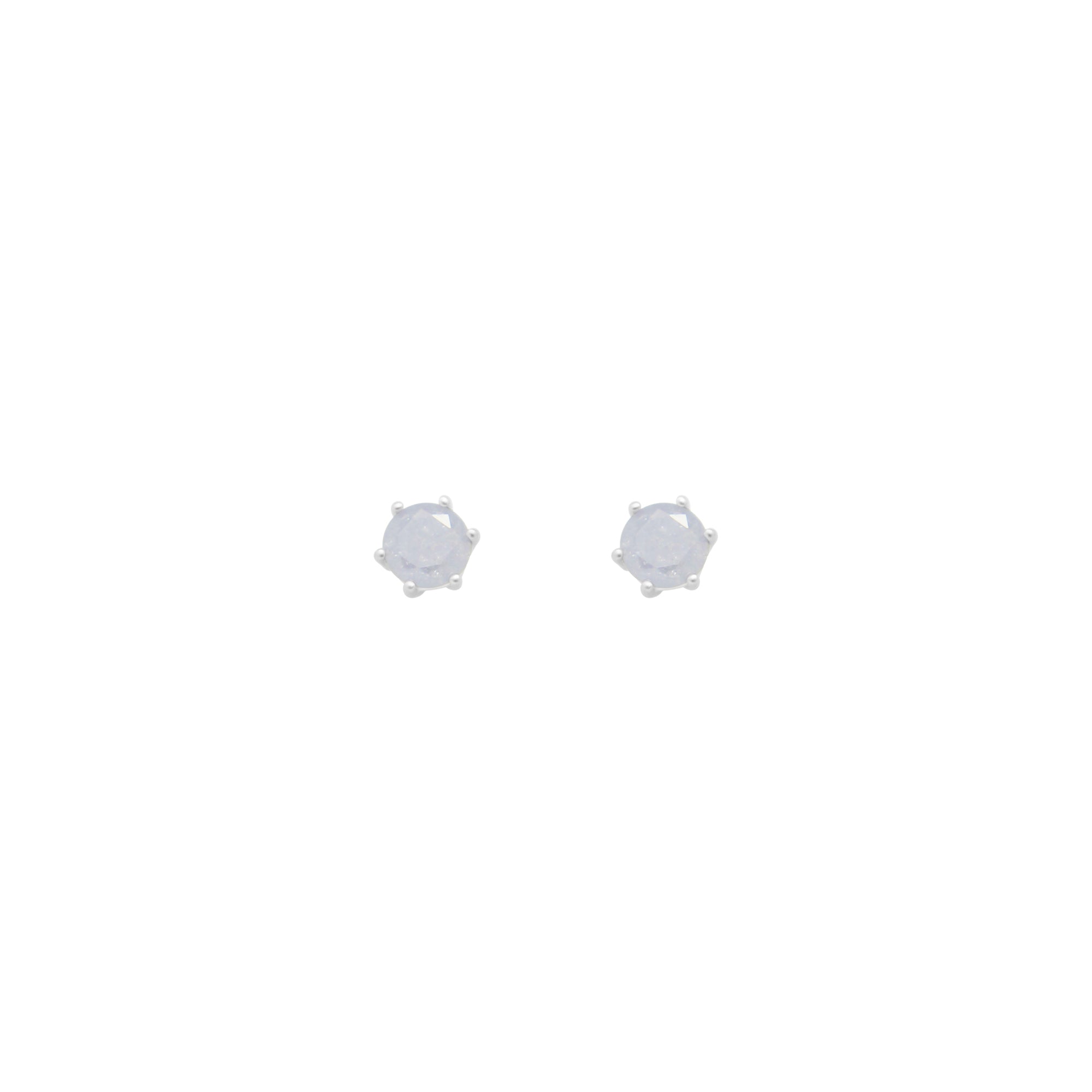 Light Purple Round Gemstone Studs - Atlanta Jewelers Supply