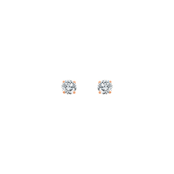 Rose Gold CZ Studs - Atlanta Jewelers Supply