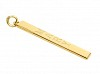 Sterling Silver Engravable Vertical Bar Pendant - Atlanta Jewelers Supply