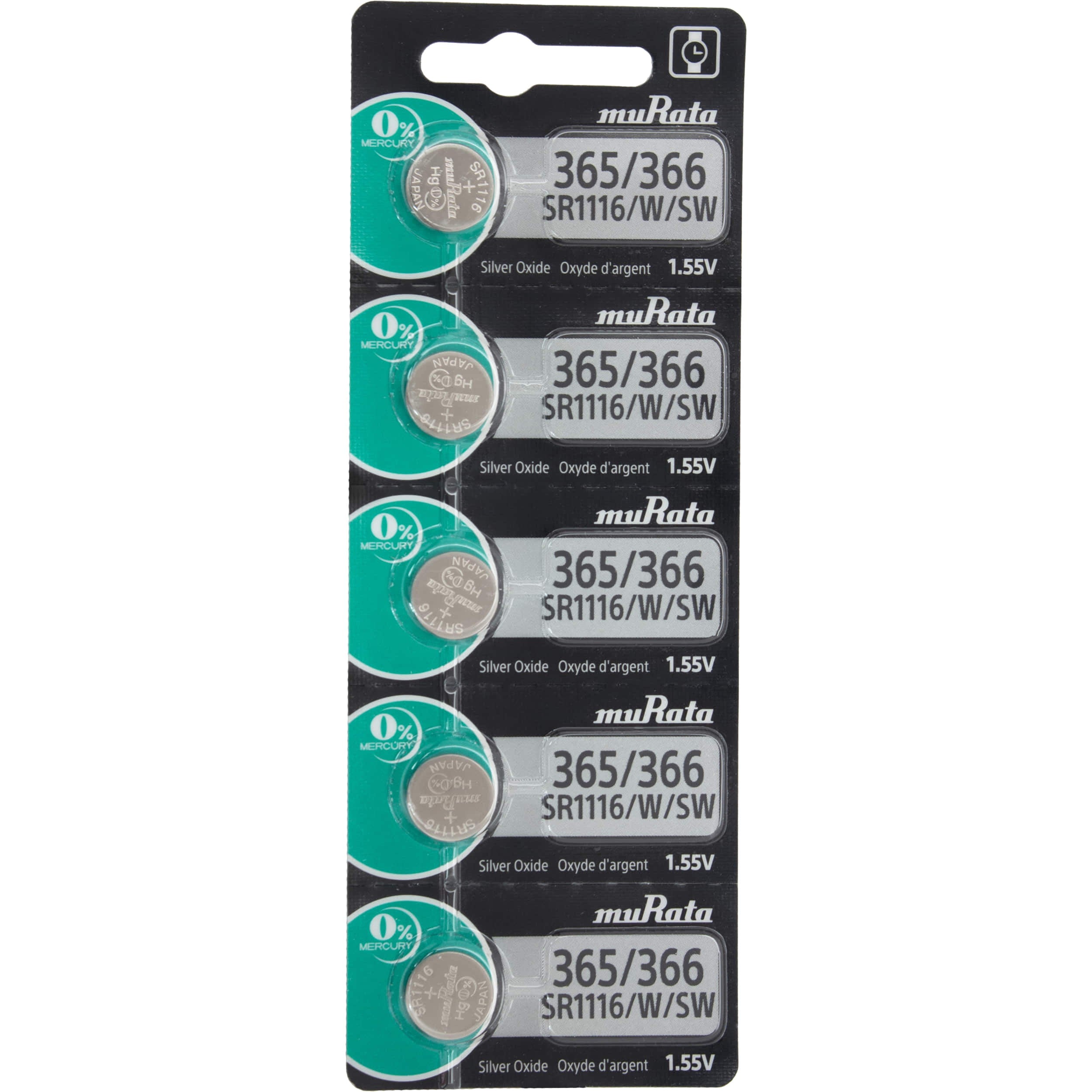 Murata SR116/W/SW 365/366 Watch Battery Tear Strip