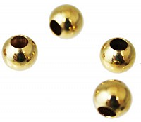 Sterling Silver 8mm Gold Filled Large Hole Spacer - Atlanta Jewelers Supply