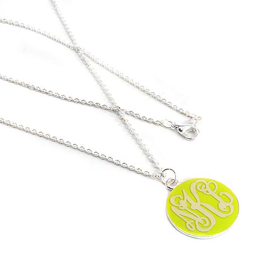 Non-Silver Neon Lime Green Pendant - Atlanta Jewelers Supply