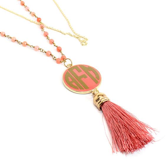 Non-Silver Pink Pendant Necklace - Atlanta Jewelers Supply